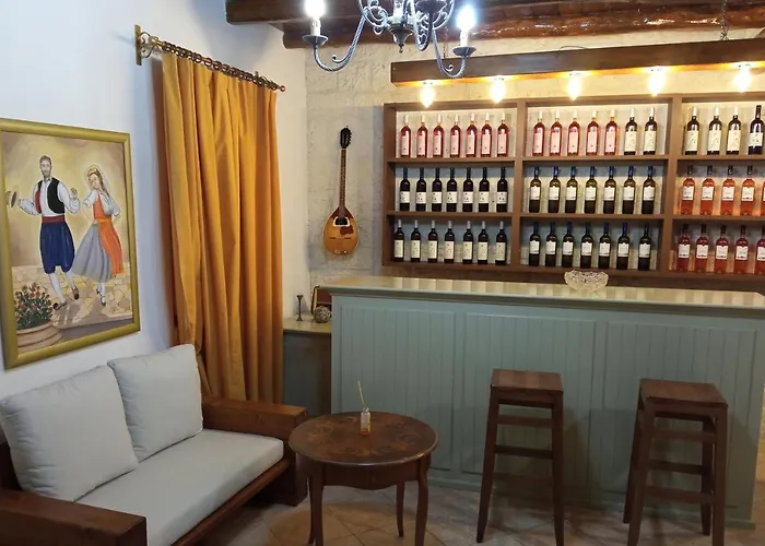 Traditional Stone Olympia Sea View Private Pool