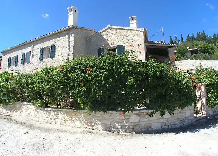 Traditional Stone Olympia Sea View Private Pool Viggla