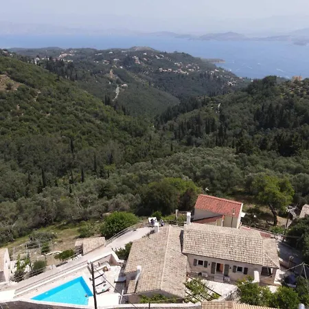 ヴィラ Traditional Stone Olympia Sea View Private Pool Víngla