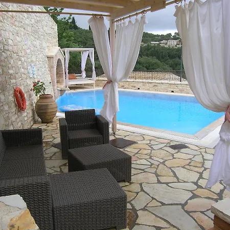 Traditional Stone Olympia Sea View Private Pool ヴィラ