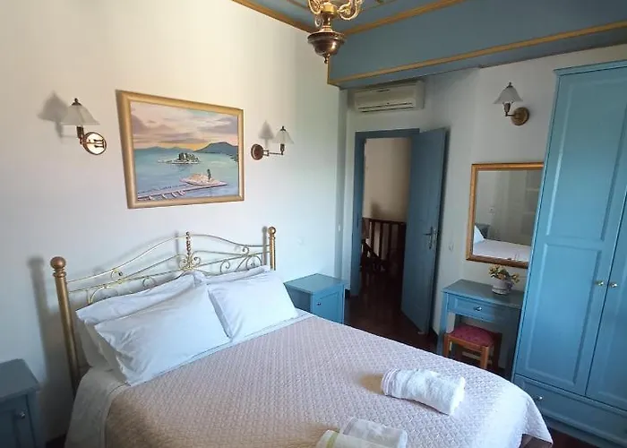 빌라 Traditional Stone Olympia Sea View Private Pool *