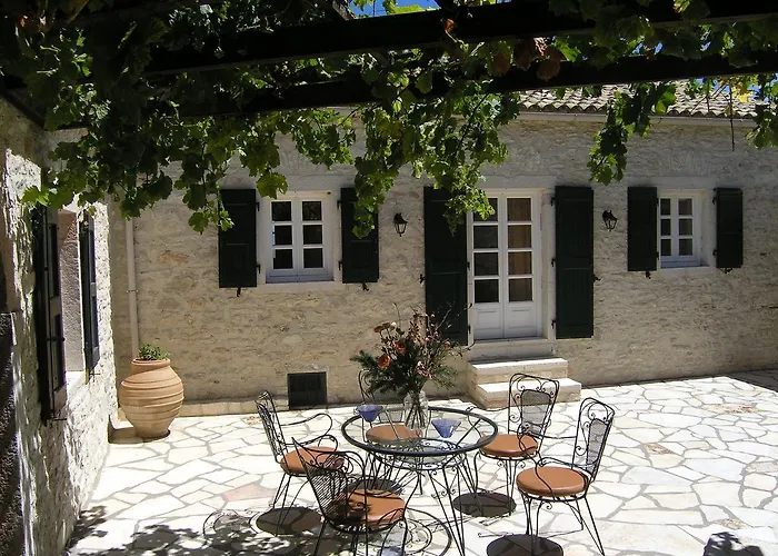 Traditional Stone Olympia Sea View Private Pool