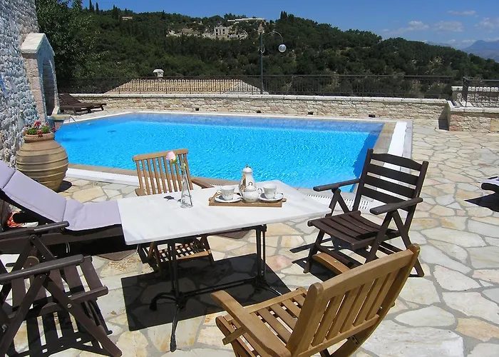 Traditional Stone Olympia Sea View Private Pool * Viggla